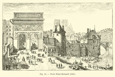 St. Bernard Gate, 1680 af French School