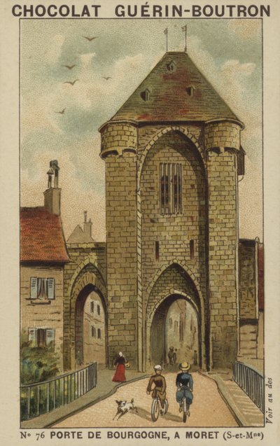 Tor von Bourgogne in Moret, Seine-et-Marne von French School