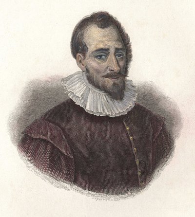 Portræt af Adam de Craponne (1527-1576), fransk matematiker og ingeniør. I "" Portrætter af nyttige mænd"" af French School