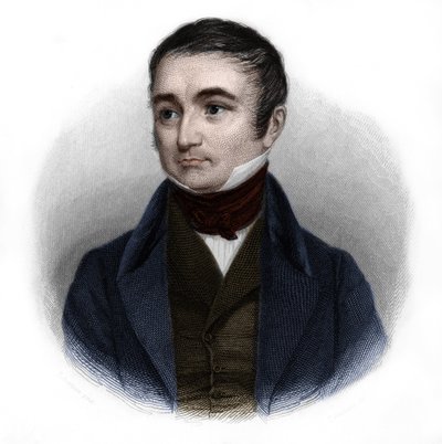 Portræt af Adolphe Thiers (1797-1877), fransk politiker og historiker. i "" Book of Speakers" af Louis de Cormenin Timon. 1842. Privat samling. af French School