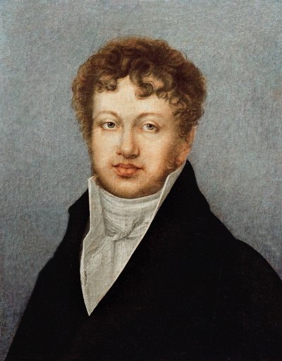 Portræt af Andre Marie Ampere (1775-1836) af French School