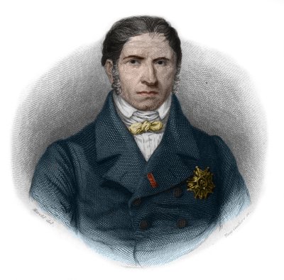 Portræt af Andre Marie Jean Jacques (Jean-Jacques) Dupin (1783-1865) (kaldet Dupin den Ældre (Dupin aine), fransk advokat og politiker. Privat samling. af French School