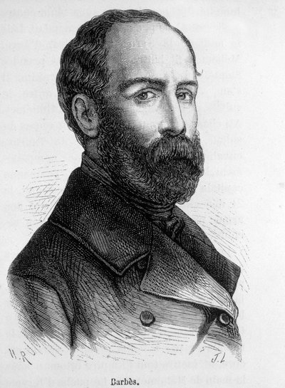 Portræt af Armand Barbes, fransk revolutionær (1809-1870). af French School