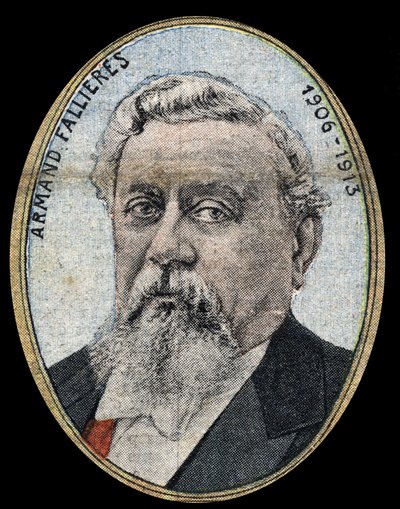 Portræt af Armand Fallieres (1841-1931), republikkens præsident. af French School
