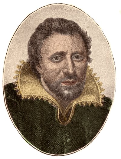 Portræt af Ben Jonson (1572-1637), engelsk forfatter og dramatiker af French School