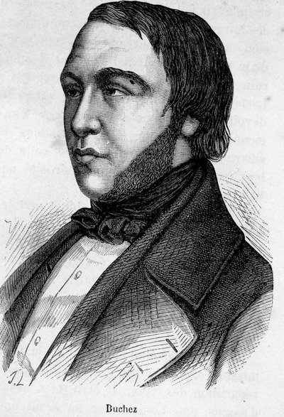 Portræt af Buchez, fransk filosof og politiker (1796 - 1865) af French School