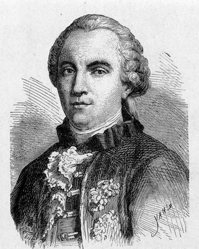 Portræt af Buffon (1707 - 1788) - i "" Album of Science; berømte lærde; Store opdagelser””” 1896. af French School