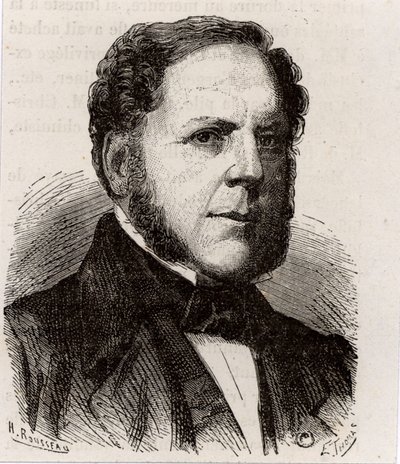 Portræt af Charles Christofle af French School