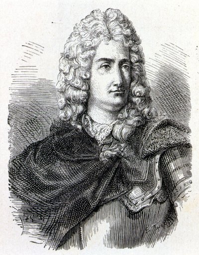 Portræt af Charles François Du Fay (Dufay?) (1698 - 1739), fransk kemiker og fysiker - i "" Album de la Science; berømte videnskabsmænd; Store opdagelser””” 1896. af French School