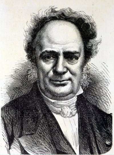 Portræt af Charles Frederic Kuhlmann (1803 - 1881) - i "" Album of Science; berømte lærde; Store opdagelser””” 1896. af French School