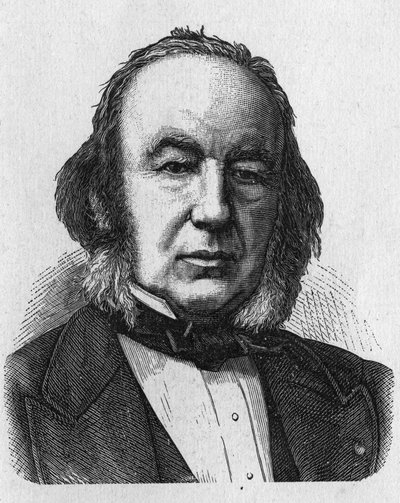 Portræt af Claude Bernard (1813 - 1878), fransk fysiolog - i "Album de la Science; berømte videnskabsmænd; Store opdagelser”” 1896. af French School