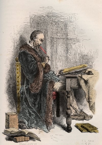 Portrait of Clement des Marets dit Marotdani af French School