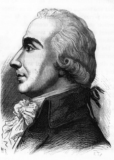 Portræt af Dominique Joseph Garat (1749-1833), fransk advokat, journalist og filosof, af French School