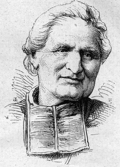 Portræt af Felix Dupanloup (1802-1878), fransk gejstlig og akademiker. Indgravering i "" Le Monde Illustré"" nr. 883 af 14. marts 1874. af French School