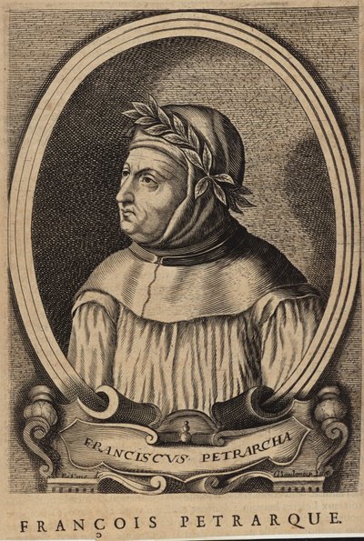 Portræt af Francesco Petrarch af French School