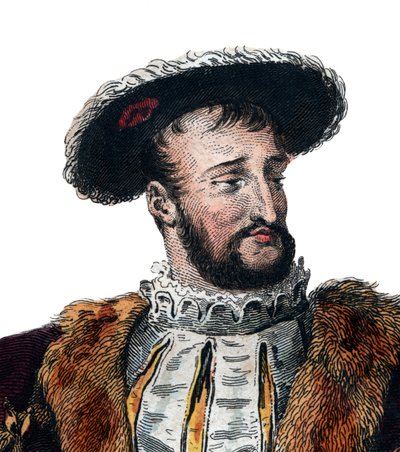 Portræt af Frans I af Frankrig (1494-1537), konge af Frankrig. af French School