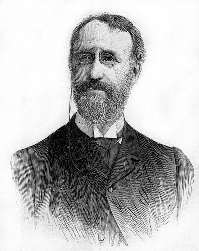 Portræt af Francois Clement Theodore Dubois (1837 - 1924) fransk komponist. af French School