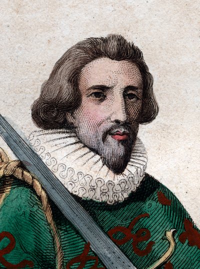 Portræt af Francois de Bonne, hertug af Lesdiguieres (1543-1626), fransk soldat og konstabel af Frankrig. af French School