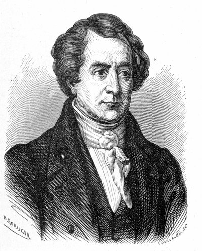 Portræt af François Arago (1786 - 1853) - i "" Album of Science; berømte lærde; Store opdagelser””” 1896. af French School