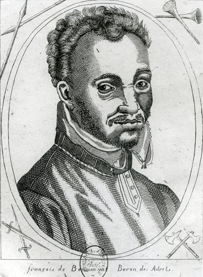 Portræt af François de Beaumont, Baron des Adrets af French School