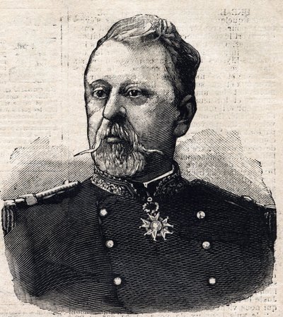 Portræt af General Poilloue af St. Mars (Saint Mars) (1832-1897) af French School