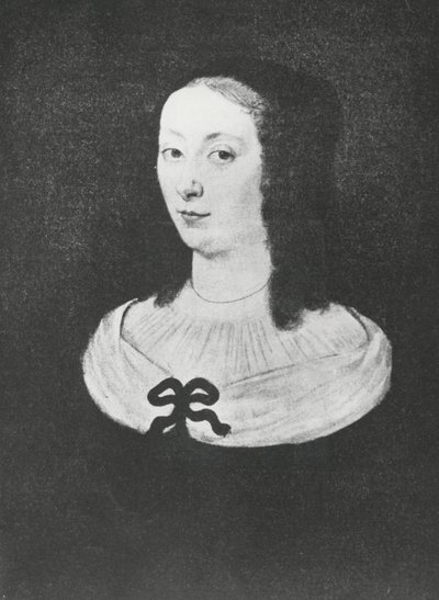 Porträt von Gilberte Perier von French School