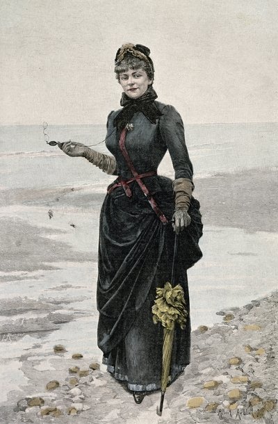 Portræt af Gyp (Sibylle Gabrielle Marie Antoinette Riquetti de Mirabeau, grevinde af Martel de Janville) (1849-1932), fransk forfatter Fren af French School