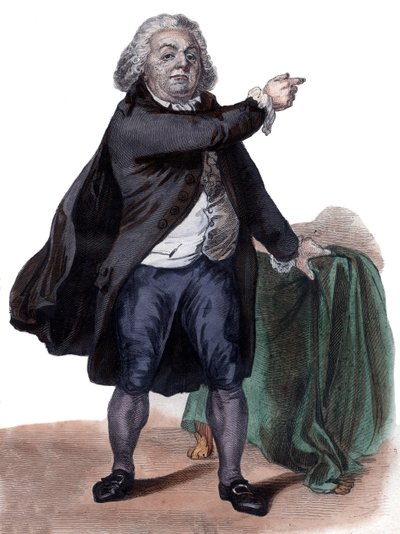 Portræt af Honore Gabriel Riqueti, Comte de Mirabeau (1749-1791), fransk politiker og revolutionær. af French School