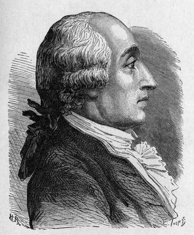 Portræt af Jacques Alexandre César Charles (1746 - 1823), fransk fysiker - i "" Album of Science; berømte videnskabsmænd; Store opdagelser””” 1896. af French School