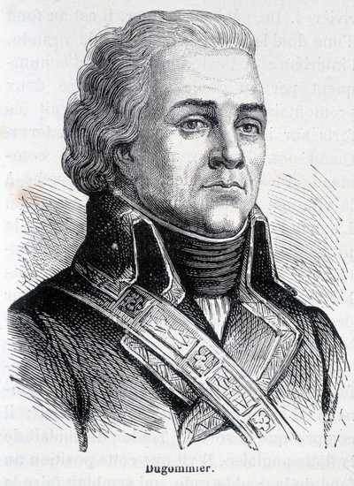 Portræt af Jacques François Coquille dit Dugommier, fransk general (1738 -1794) - i "" L