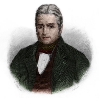 Portræt af Jacques Lafitte (1767-1844), fransk politiker og bankmand. i "" Book of Speakers" af Louis de Cormenin Timon. 1842. Privat samling. af French School