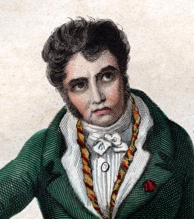 Portræt af Jacques Louis David (1748-1825), fransk maler. af French School