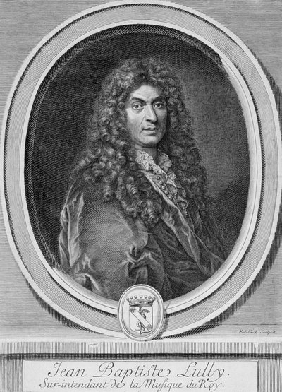 Portræt af Jean-Baptiste Lully (1632-87) af French School