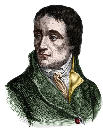 Portræt af Jean Baptiste (Jean-Baptiste) Carrier (1756-1794), franske politikere - i "" L