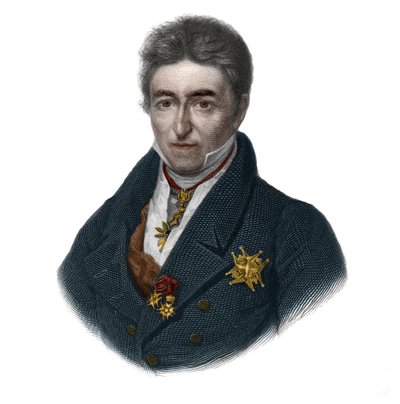 Portræt af Jean Baptiste (Jean-Baptiste), Comte de Villele (1773-1854), fransk politiker. i "" LIBRE DES SPORERS"" af Louis de Cormenin Timon. 1842. Privat samling. af French School