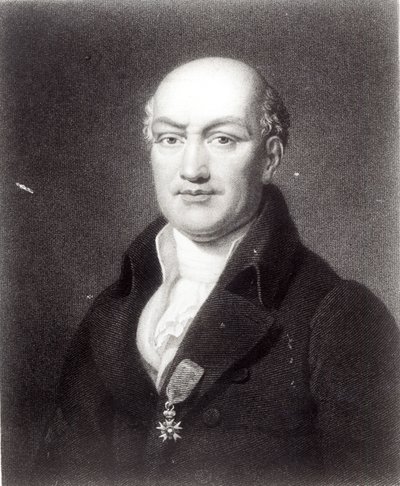 Portræt af Jean Baptiste Joseph Delambre (1749-1822) af French School