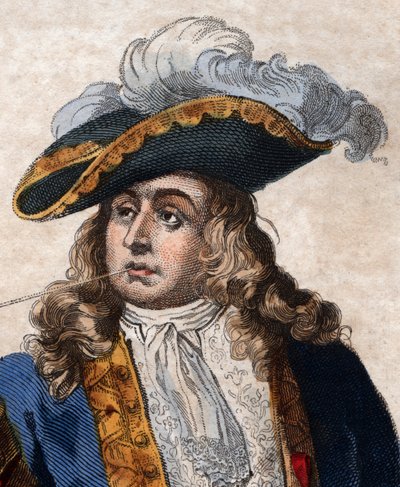 Portræt af Jean Bart (1650-1702), fransk korsar. af French School