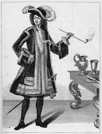 Portræt af Jean Bart (1651-1702), fransk kaper. Gravering i "La Marine et les kolonier: handel" af French School