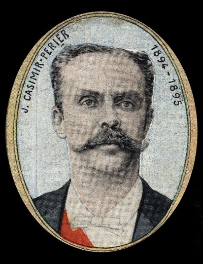 Portræt af Jean Casimir-Perrier (Casimir Perrier, Casimir Perrier, Casimir-Perrier) (1847-1907), præsident for den franske republik. af French School