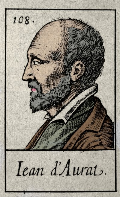Portræt af Jean Dorat (Auratus af hans rigtige navn Jean Dinemandi) af French School
