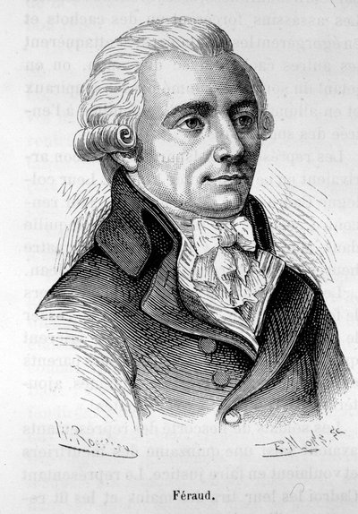 Portræt af Jean Feraud (eller Ferraud), fransk politiker (1764-1795) - i "" L