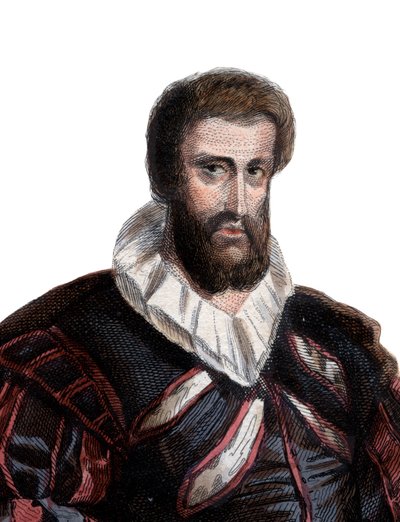 Portræt af Jean Goujon (1510-c.1566), fransk billedhugger og arkitekt. af French School
