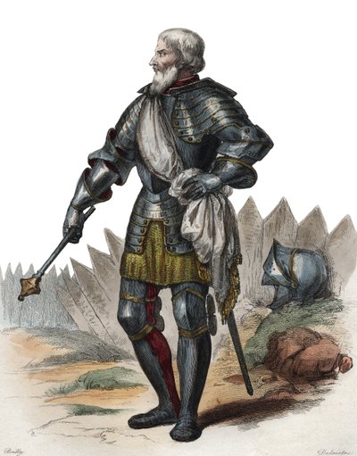 Portræt af Jean II Le Maingre (Le Meigre) (1366-1421), kaldet Boucicaut, marskal af Frankrig. af French School