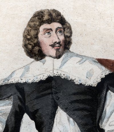Portræt af Jean Louis Guez de Balzac (1597-1654), fransk forfatter. af French School