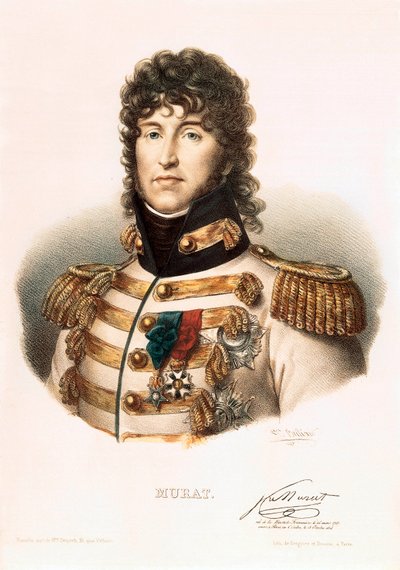 Portræt af Joachim Murat (1767-1815), marechal de France, konge af Napoli af French School