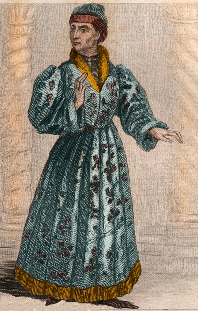 Portræt af Johannes den frygtløse (1371-1419) hertug af Bourgogne. af French School