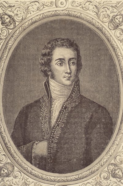 Portræt af Joseph Fouche, hertug af Otranto (1763-1829) (gravering) af French School