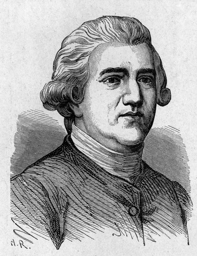 Portræt af Josiah Wedgwood (1730 - 1795), britisk kunstner og industrimand - i "" Album of Science; berømte lærde; Store opdagelser””” 1896. af French School