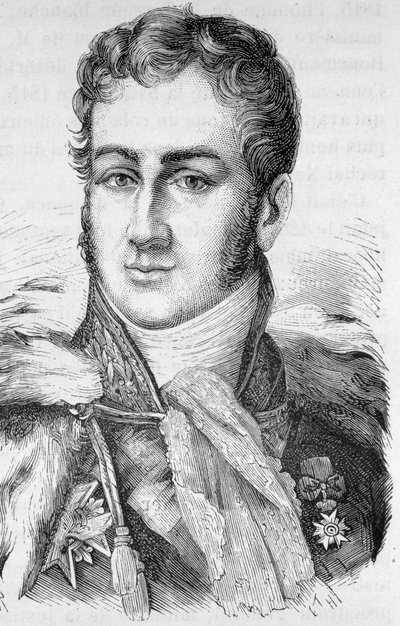 Portræt af Jules de Polignac, fransk politiker (1780 - 1847) - i "" L