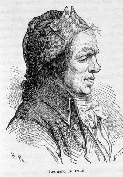 Portræt af Leonard Bourdon (1754-1807), fransk politiker - i "" L